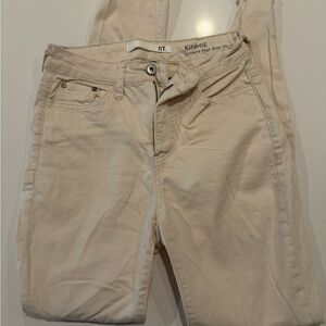 Women's Cream skinny Jeans